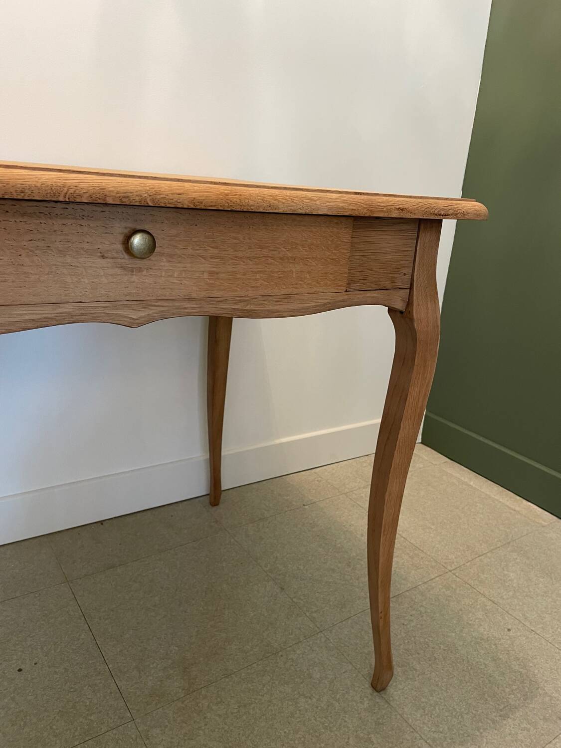 Side table / Desk, sandblasted 1930s