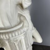 Large Romantic Alabaster Sculpture, Italy, late 19th century, Romeo and Juliet