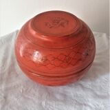 Old Asian lacquer box