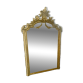 Large 19th-century gilded wooden mirror