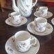 Antique fine porcelain coffee set
