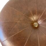Vintage brown pouf from the 70s
