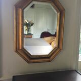 Octagonal mirror 78x58cm
