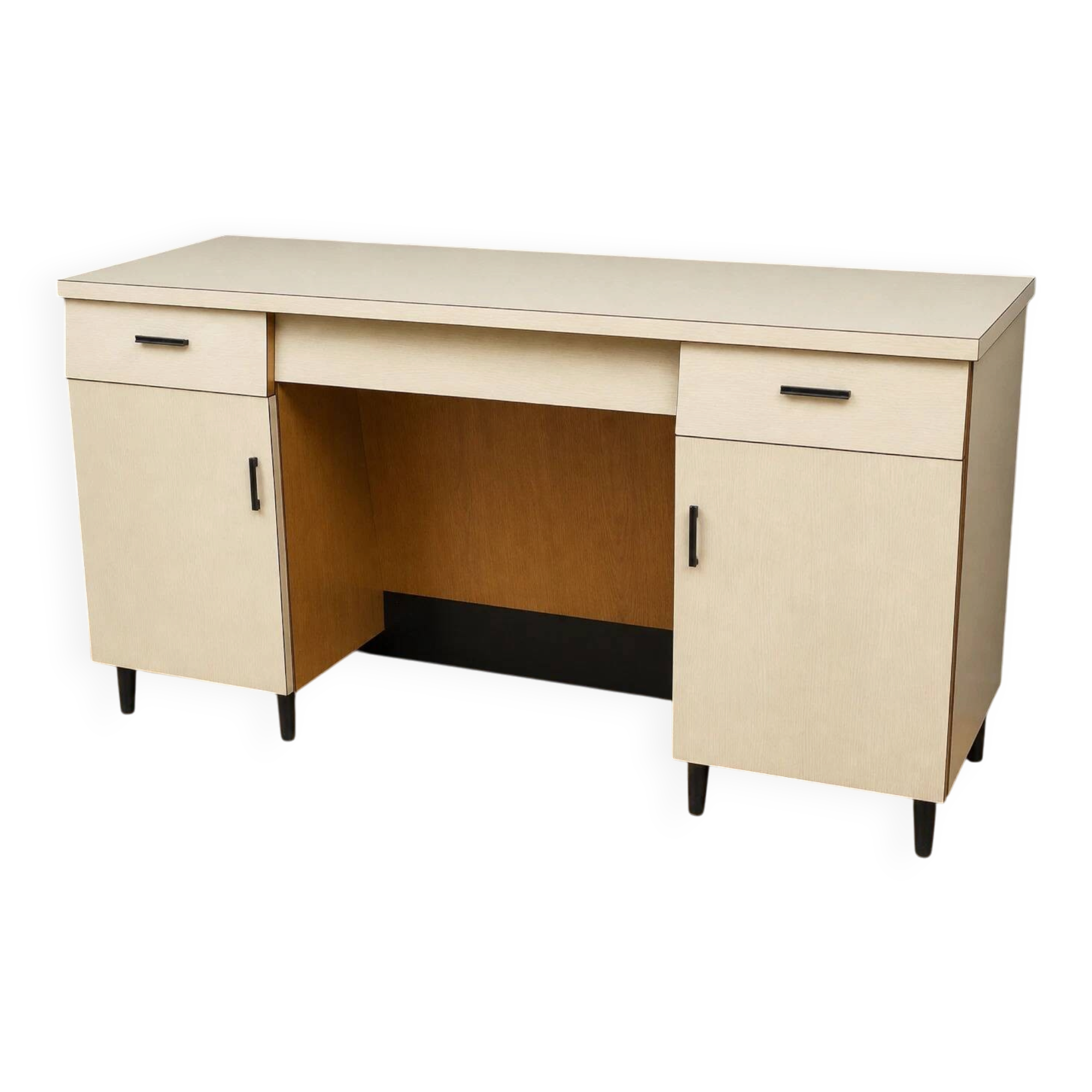 Modernist desk in formica, work from the 1950s.