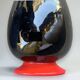 Black and red Murano glass vase by Nason & Moretti, Art Deco carafe