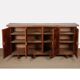 Large solid wood sideboard, modernist work from the 1950s.