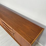 1960s Vintage Large Minimalistic Mid-Century Teak Sideboard