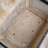 Malle de voyage en cuir époque 1900s