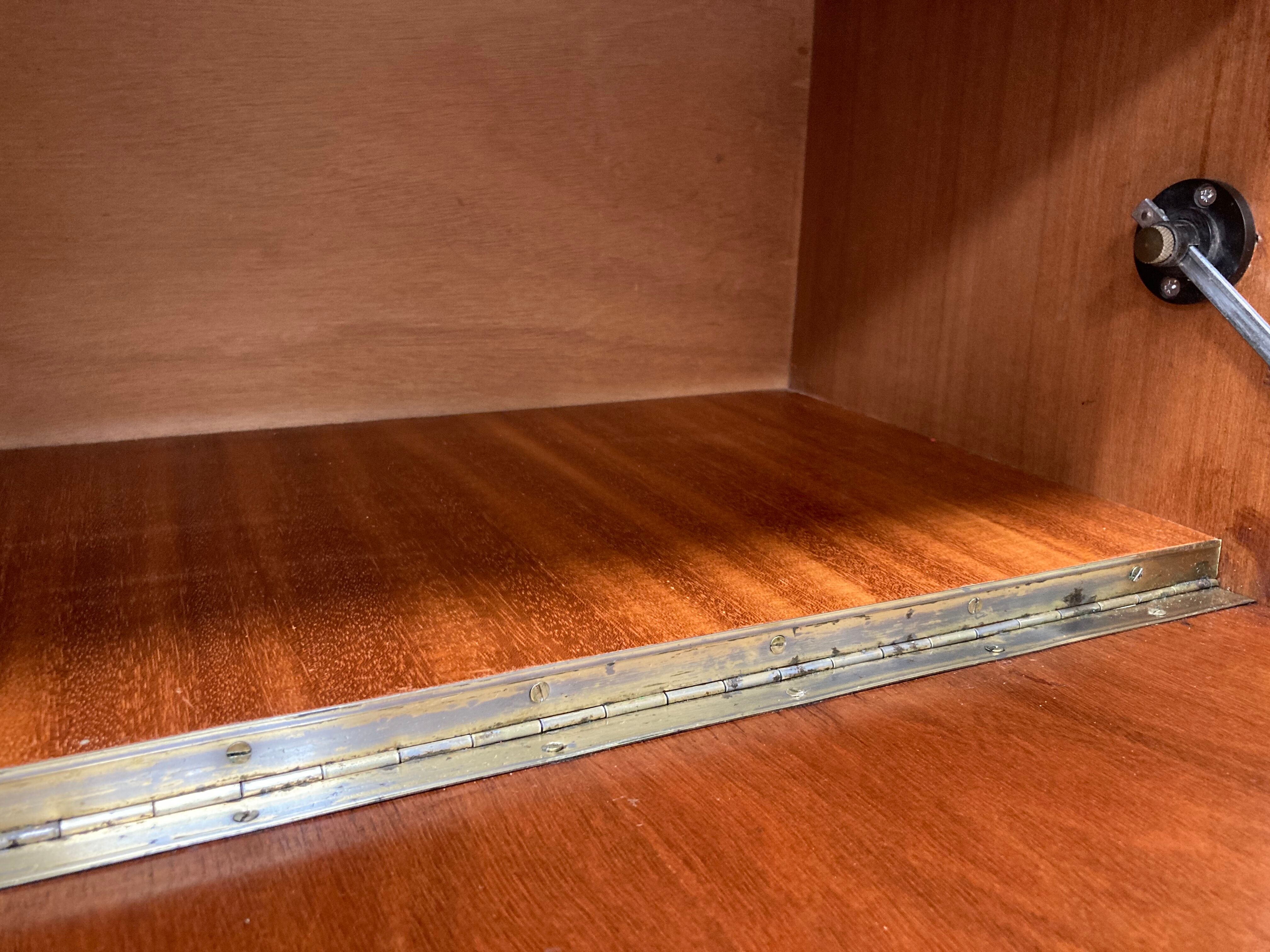 Pair of 1960s bedside tables compass feet