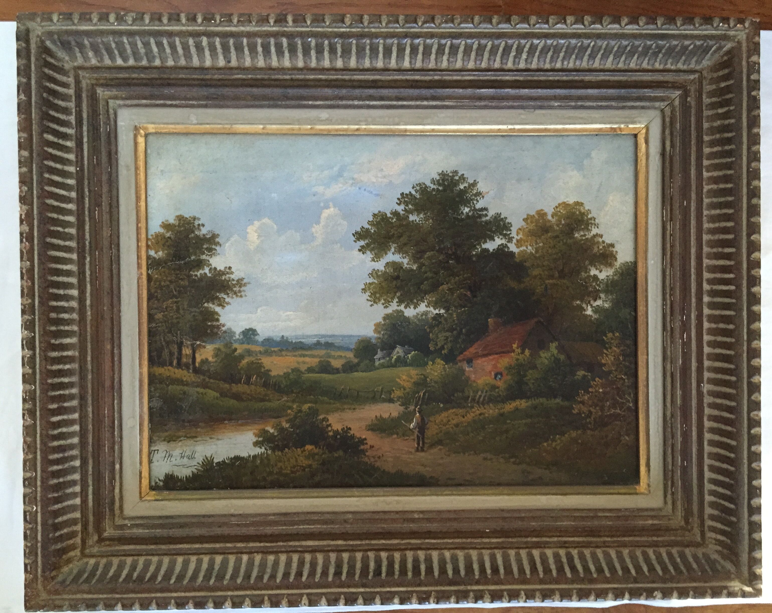 Panel oil: TM Hall's Animated Landscape