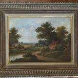 Panel oil: TM Hall's Animated Landscape