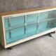 Showcase on feet forming enfilade - vintage furniture - 1960