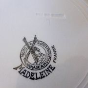 6 flat plates from Moulin des Loups and Hamage, Madeleine model 2106199