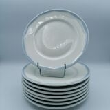 Asiettes plates Limoges
