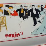 Porcelain cake dish Maxim's Paris