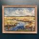 Danish Oil on Canvas Marsklandskap från Ribe” by Niels Mandrup Bruun