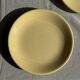 Set of 2 large yellow plates without brand D25.5