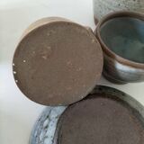 Stoneware service Puisaye – breakfast set - 7 pieces