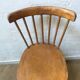 Vintage bistro chair feet compass