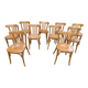10 Baumann style bistro chairs