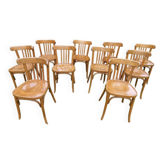 10 Baumann style bistro chairs