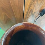 Vintage brown floor vase