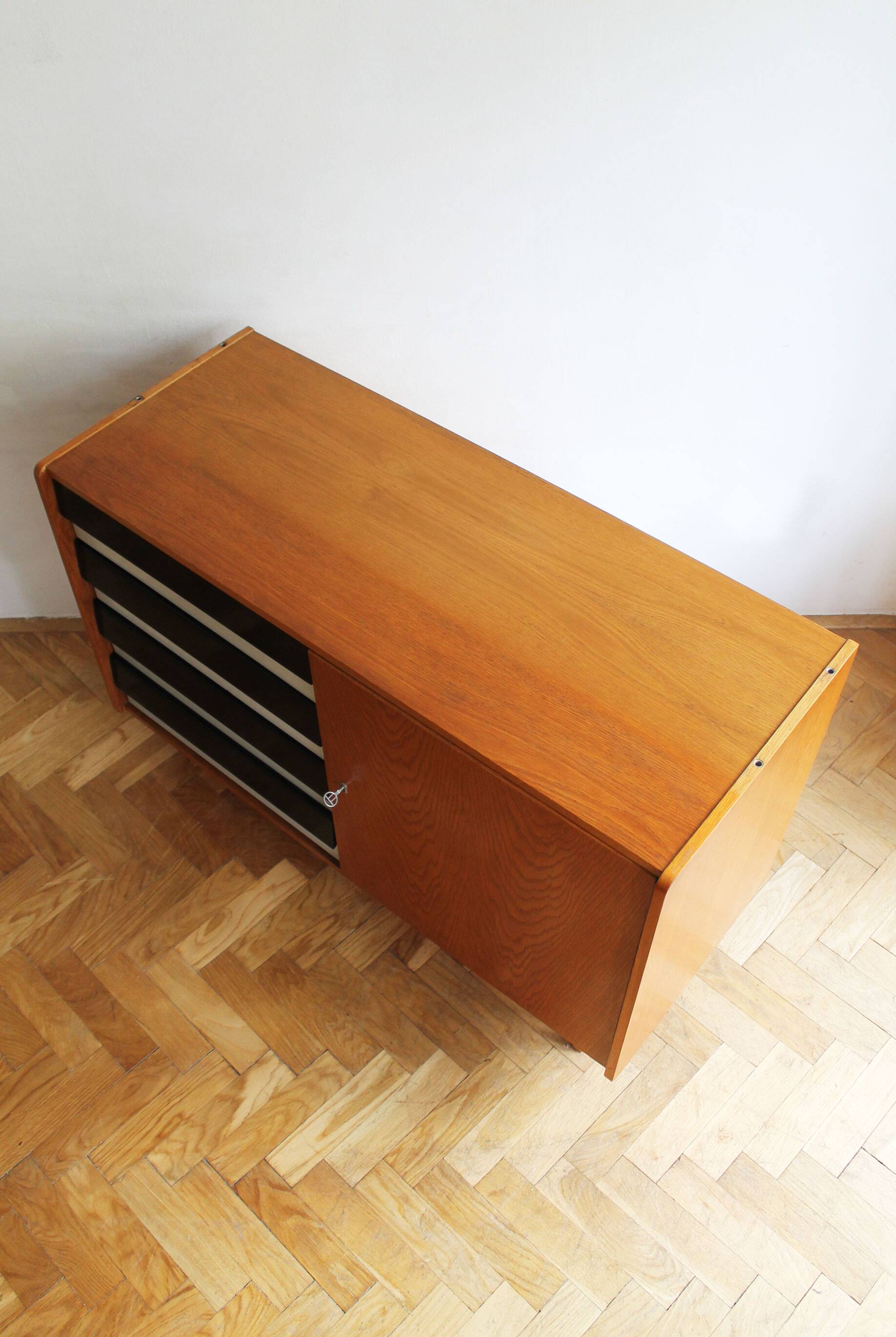Original 1960s U-458 Sideboard by Jiří Jiroutek, Czechoslovakia