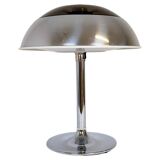 Large Space Age chrome table lamp by Fagerhults, Sweden, 1970s.