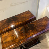 Art Deco pair of consoles