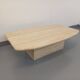 Vintage travertine coffee table from the 80s