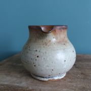 Milk jug, stoneware pitcher from Puisaye, Jean-Pierre Prud'homme