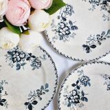 Set of 6 flat plates Moulin des Loups