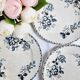 Set of 6 flat plates Moulin des Loups