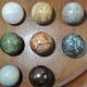 Vintage solitaire game semi gem stones