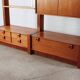 Teak cabinet shelf wall unit RT Möbel Ristenpatt design vintage