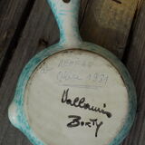 Vallauris fondue pot signed Borty, 1960s