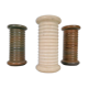 Vintage Scandinavian Ribbed Cylinder Vases, 1960s, Set of 3
