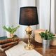 Lampe avec pied en laiton “Gardon”