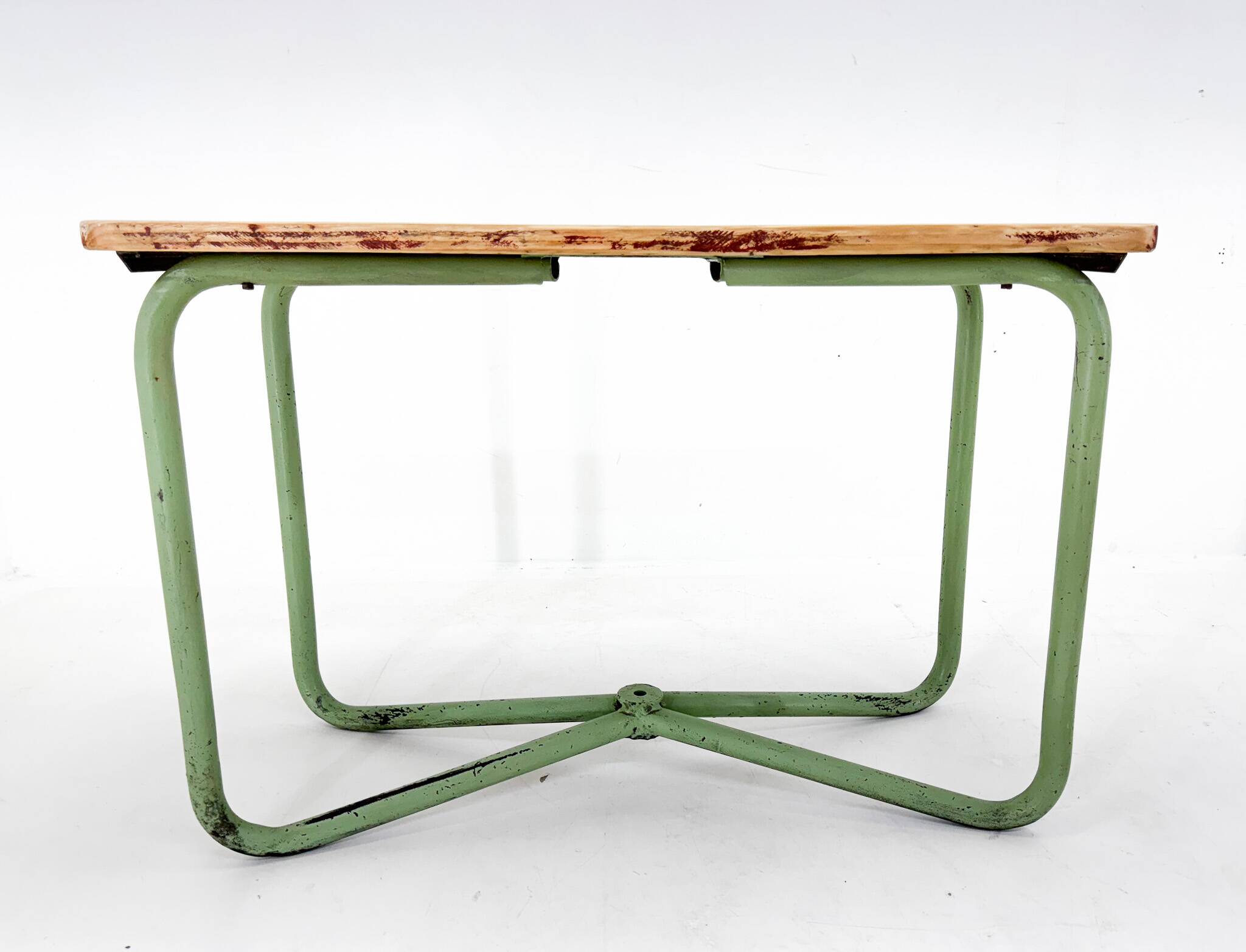 Vintage industrial console table or side table, czechoslovakia