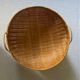 Panier rond en bambou asiatique