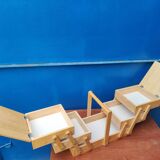 Sewing box worker wood seamstress