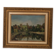 Tableau ancien paysage huile sur panneau