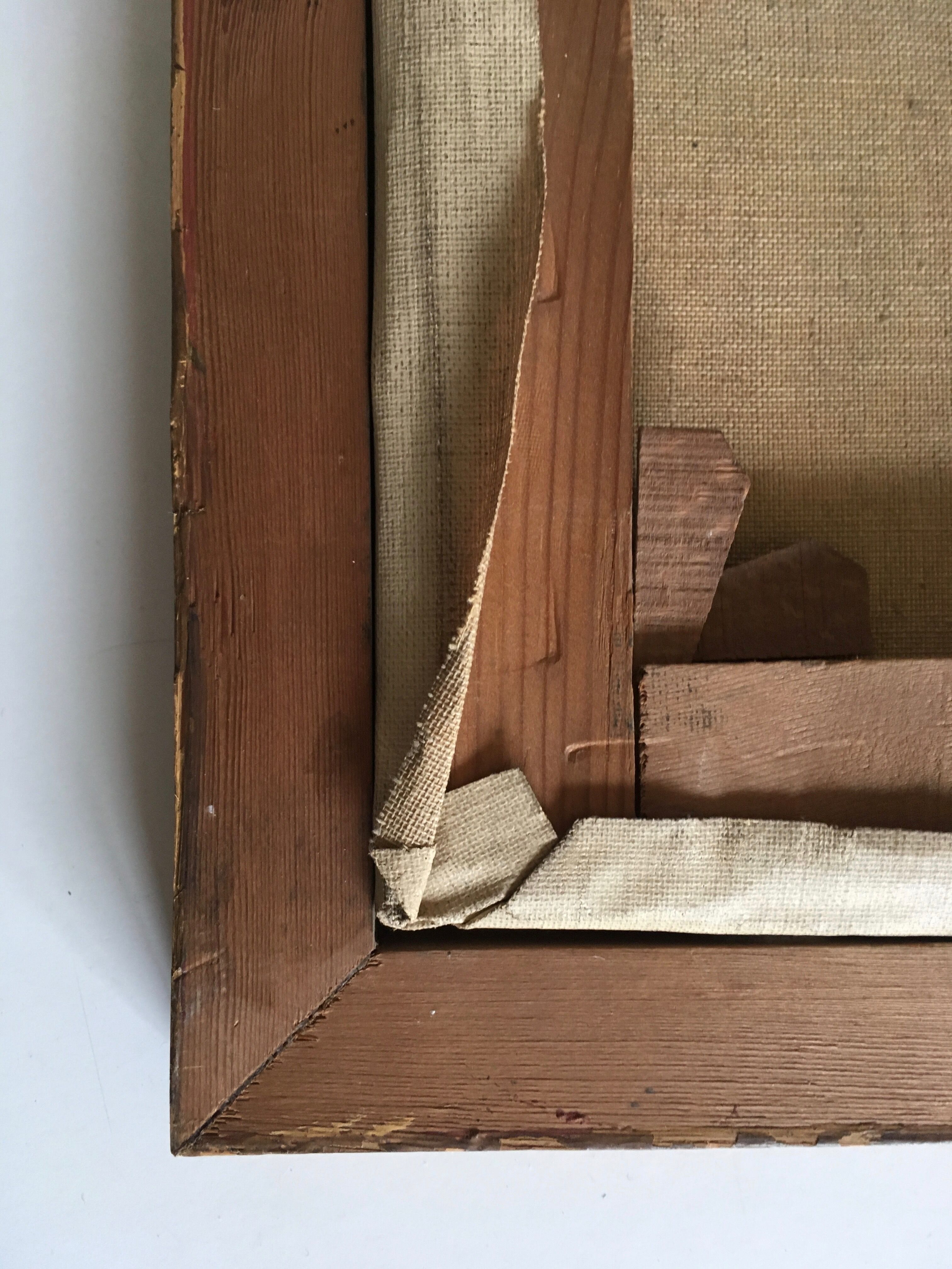 Oil on canvas flowers Flanders 1914