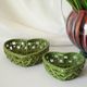 Pair of vacuum pocket ceramic braided openwork