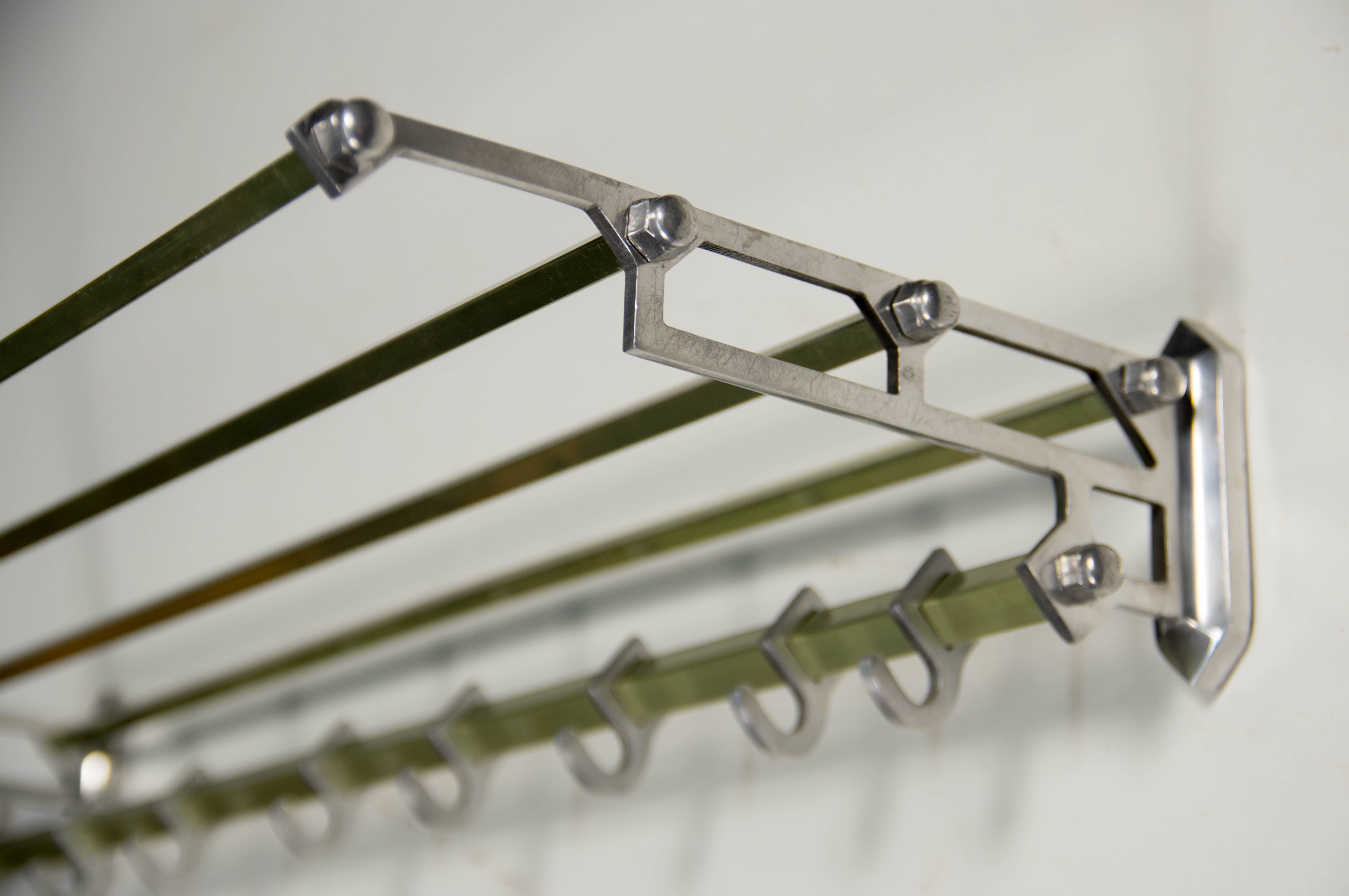 Art deco wall coat hanger, 1920s
