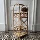 Vintage rattan bar or bottle holder