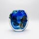 Vase Robert Pierini 2002 Studio Glass 6.3kg Inclusion Polychrome Signed