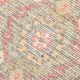 Red vintage door mat rug