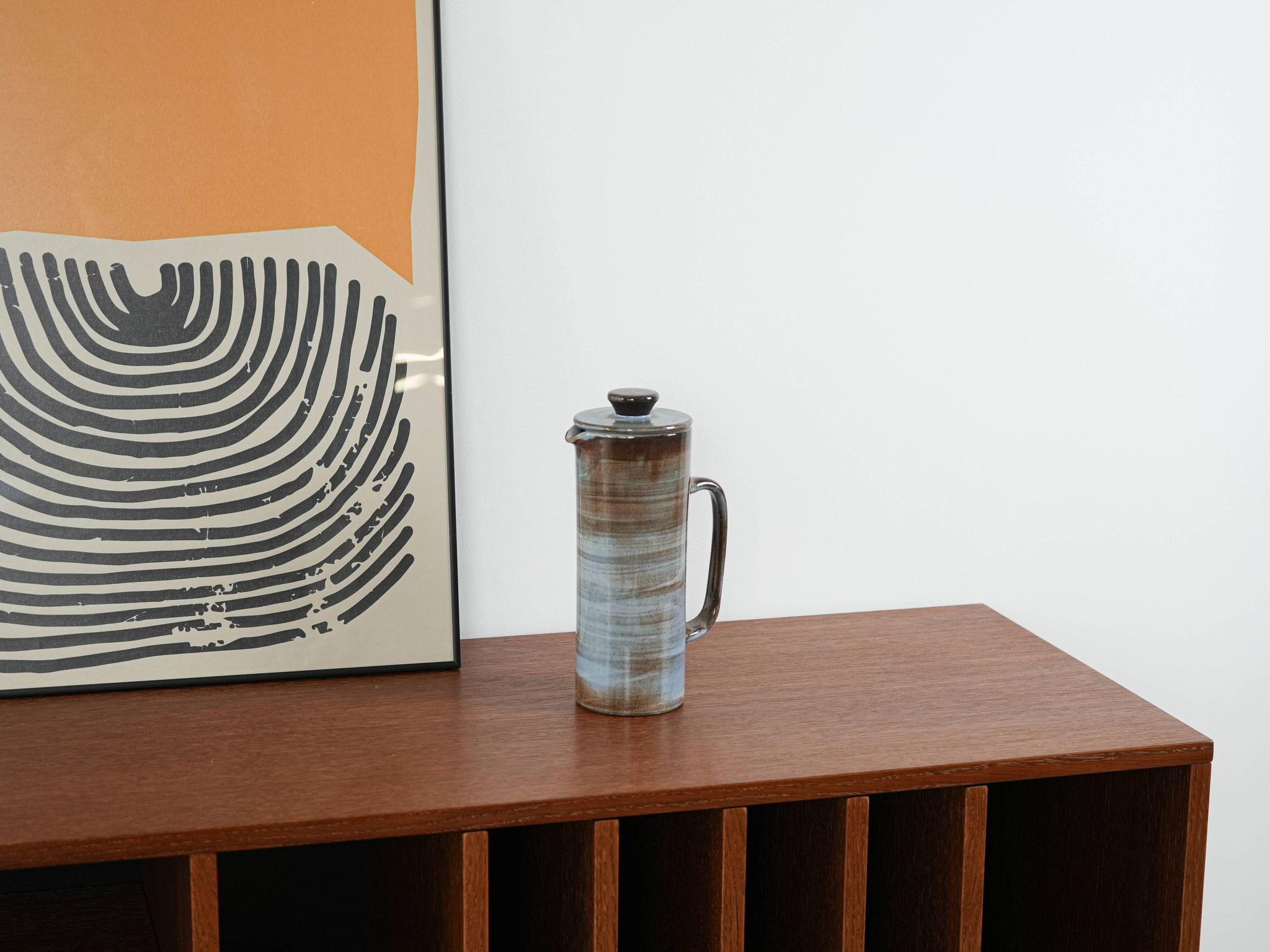 Jarre en céramique, design danois, années 1960, fabriquée au Danemark