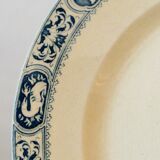 8 assiettes plates Salins Terre de Fer modèle François Ier